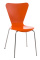 Jídelní / konferenční židle Mendy, oranžová