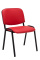 Jídelní / konferenční židle Kenna syntetická kůže, červená