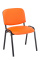 Jídelní / konferenční židle Kenna syntetická kůže, oranžová
