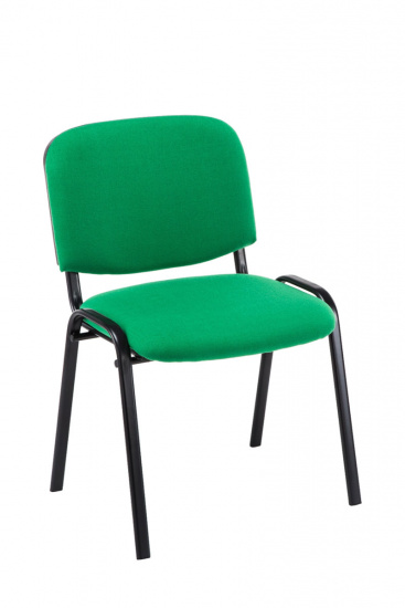 Jídelní / konferenční židle Kenna látkový potah, zelená