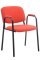 Jídelní / konferenční židle Kenna PRO látkový potah, červená