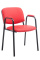 Jídelní / konferenční židle Kenna PRO syntetická kůže, červená