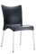 Jídelní / konferenční židle Adana V2, černá