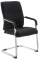 XL Jídelní / konferenční židle Diego látkový potah, černá