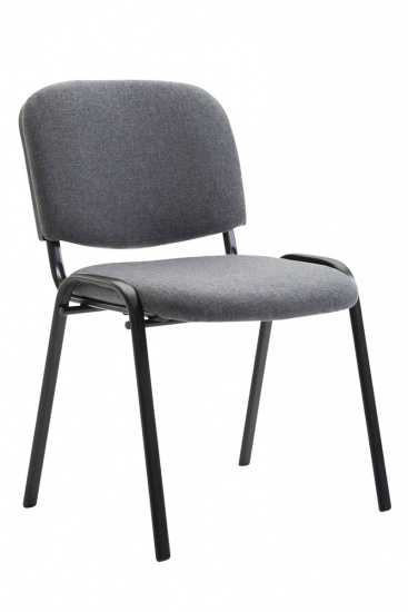 Jídelní / konferenční židle Kenna V2 látkový potah, šedá
