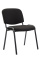 Jídelní / konferenční židle Kenna V2 látkový potah, černá