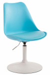 Jídelní / konferenční židle Lona otočná podnož bílá / plast, modrá