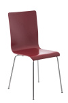 Jídelní / konferenční židle Pepe, červená