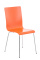 Jídelní / konferenční židle Pepe, oranžová