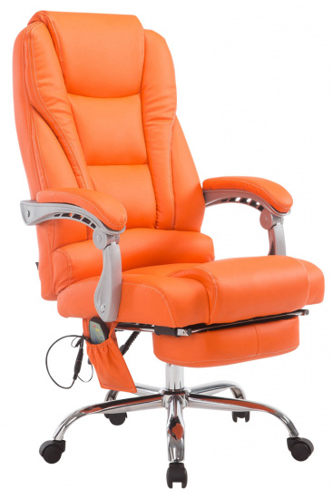 Kancelářská / pracovní židle Madeira masážní, oranžová