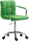 Kancelářská / pracovní židle Lucas V2 syntetická kůže, zelená