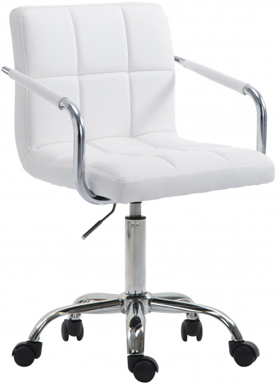 Kancelářská / pracovní židle Lucas V2 syntetická kůže, bílá