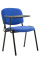 Jídelní / konferenční židle Kenna skládací stůl látkový potah, modrá