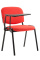 Jídelní / konferenční židle Kenna skládací stůl látkový potah, červená
