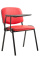 Jídelní / konferenční židle Kenna skládací stůl syntetická kůže, červená