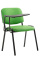 Jídelní / konferenční židle Kenna skládací stůl syntetická kůže, zelená