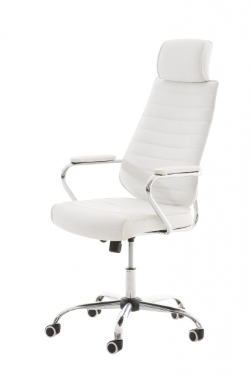 Kancelářská / pracovní židle Delman V2, bílá