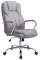 Kancelářská / pracovní židle Big Xantipa látkový potah, V2, šedá