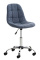 Kancelářská / pracovní židle Emon látkový potah, modrá