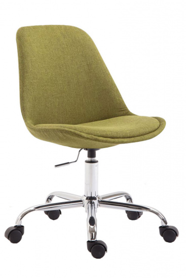 Kancelářská / pracovní židle Tomse látkový potah, zelená