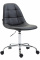 Kancelářská / pracovní židle Bolero syntetická kůže, černá