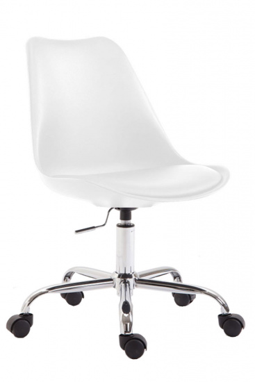 Kancelářská / pracovní židle Tomse plast, bílá