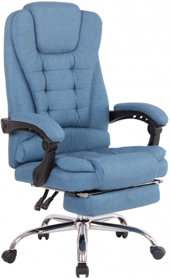 Kancelářská / pracovní židle Ortland látkový potah, modrá