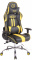 Kancelářská / pracovní židle Lemon XM syntetická kůže, černá / žlutá