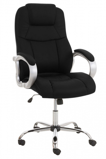 Kancelářská / pracovní židle Big Apoled syntetická kůže, V2, černá