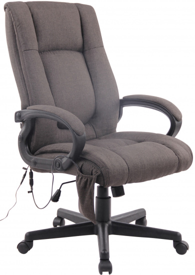 Kancelářská / pracovní židle XL Evve XM látkový potah, tmavě šedá