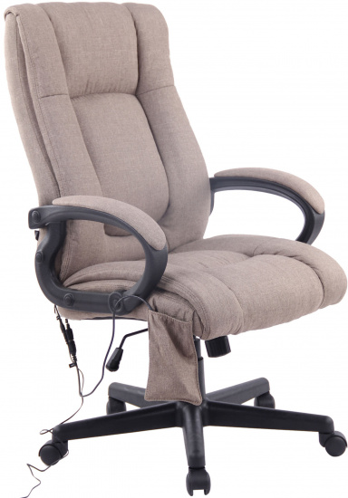 Kancelářská / pracovní židle XL Evve XM látkový potah, taupe