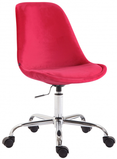 Kancelářská / pracovní židle Tomse samet, červená