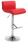 Barová židle Helios, červená