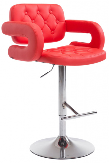 Barová židle Dublin, červená