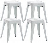 4 ks / set stolička Armin, bílá