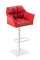 Barová židle Damaso W, červená