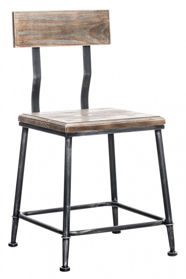 Bistro židle Queens, dřevo, antik stříbrná