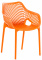 Jídelní / konferenční židle Soufi XL XL, oranžová