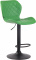 Barová židle Diamo syntetická kůže, černá, zelená