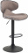 Barová židle Las Vegas V2 látkový potah, černá, taupe