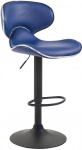 Barová židle Las Vegas V2  černá, modrá