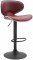 Barová židle Las Vegas V2  černá, červená bordó