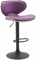 Barová židle Las Vegas V2  černá, fialová