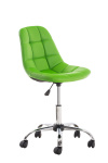 Kancelářská / pracovní židle Emon syntetická kůže, zelená