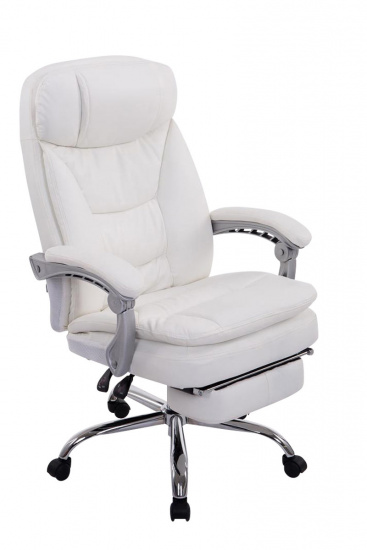 XL Kancelářská / pracovní židle Lemon, bílá