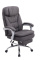 XL Kancelářská / pracovní židle Lemon látkový potah, tmavě šedá
