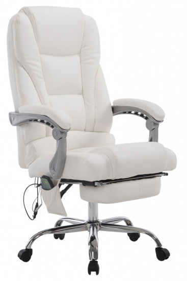 Kancelářská / pracovní židle Madeira masážní, bílá