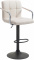 Barová židle Lucas V2 látkový potah, černá, béžová