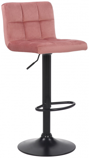Barová židle Feni samet, růžová