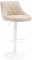 Barová židle Lazio syntetická kůže, bílá, krémová